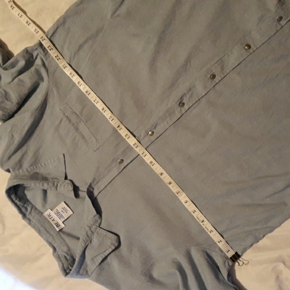 Blair denim shirt w/roll sleeves - Picture 7 of 8